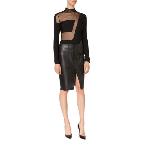 Mugler - Sheer Panel Bodysuit - FR 38 - Picture 3 of 6